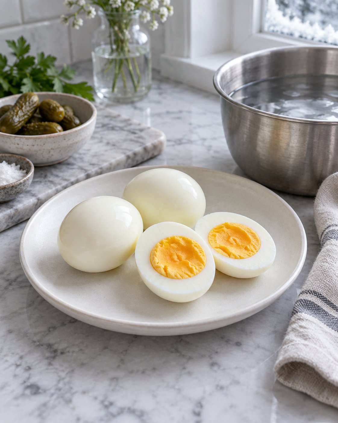 ПП-салат с тунцом, яйцами и корнишонами — фото 3